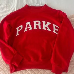 Red Valentine’s Day PARKE Womens Mockneck